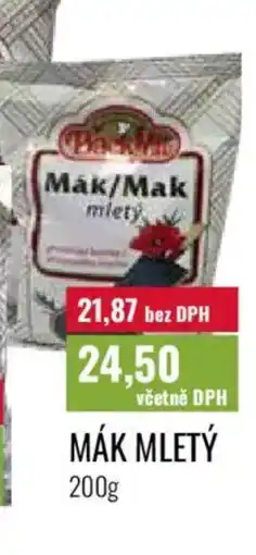Ratio Mak mletý nabídka