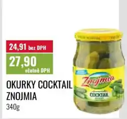 Ratio Znojmia okurky cocktail nabídka