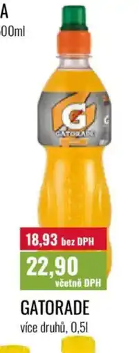Ratio Gatorade nabídka