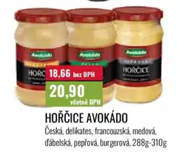 Ratio Hořčice avokádo nabídka