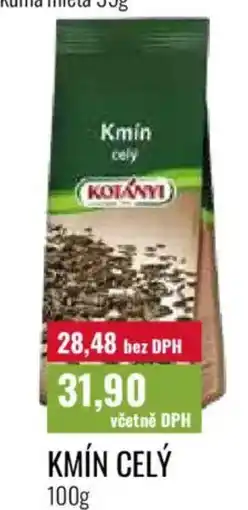 Ratio Kotányi kmín celý nabídka