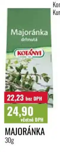 Ratio Kotányi majoránka nabídka