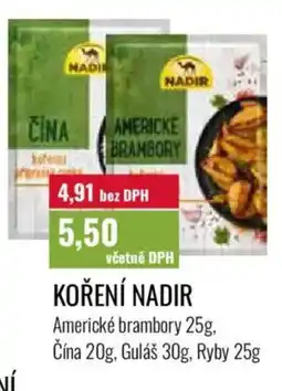 Ratio Koření Nadir nabídka