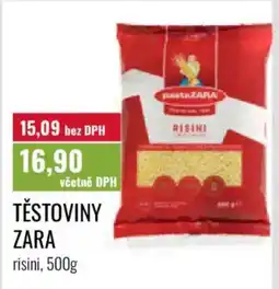 Ratio Zara těstoviny risini nabídka