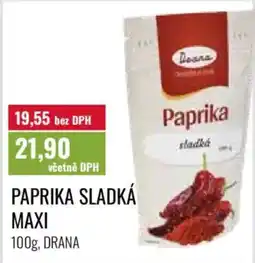 Ratio Drana paprika sladká nabídka