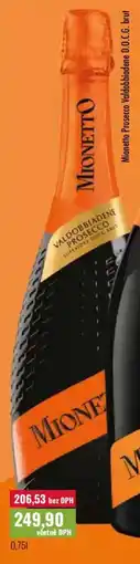 Ratio Mionetto Valdobbiadene Prosecco nabídka