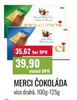 Ratio Merci čokoláda nabídka