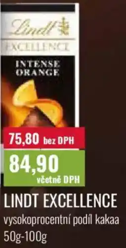 Ratio Lindt excellence nabídka