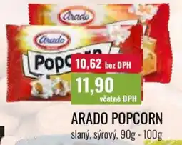 Ratio Arado popcorn nabídka