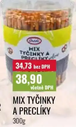 Ratio Mix tyčinky a preclíky nabídka