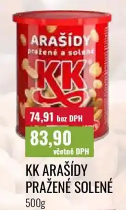 Ratio Kk arašídy pražené solené nabídka