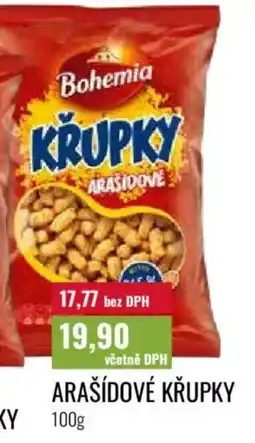 Ratio Bohemia arašídové křupky nabídka