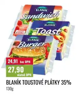 Ratio Blaník toustové plátky 35% nabídka