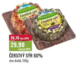 Ratio Čerstvý sýr 60% nabídka