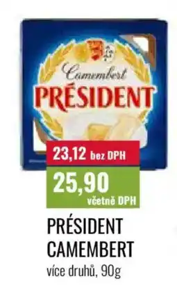 Ratio Président camembert nabídka