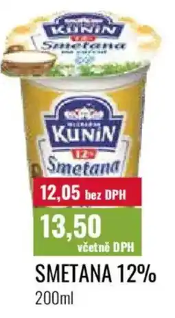 Ratio Smetana 12% nabídka