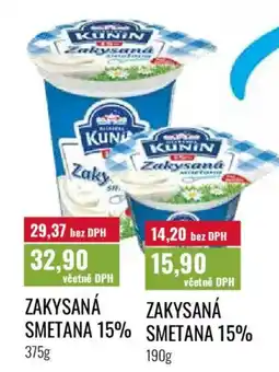 Ratio Kunin zakysaná smetana 15% nabídka