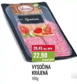 Ratio Vysocina krájená nabídka