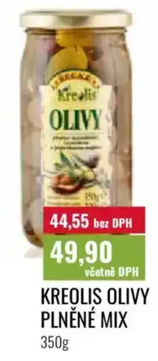 Ratio Kreolis olivy plněné mix nabídka