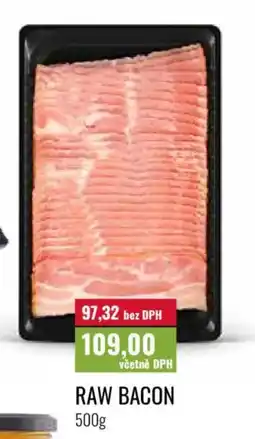 Ratio Raw Bacon nabídka