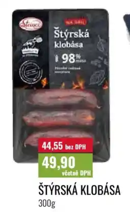 Ratio Štýrská klobása nabídka