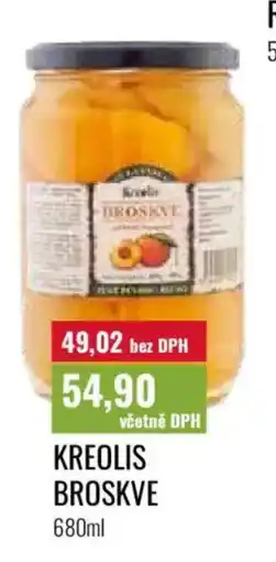 Ratio Kreolis broskve nabídka