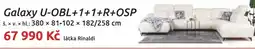 Nábytkáři Čech a Moravy Rinaldi galaxy u-obl+1+1+r+osp nabídka
