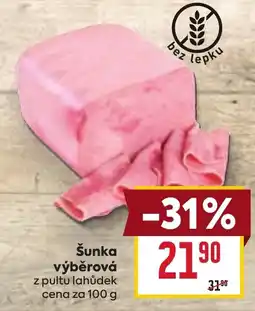 Billa Šunka výběrová nabídka