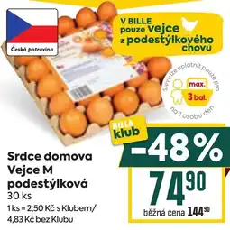 Billa Billaklub srdečně domová vejce m podestýlková nabídka