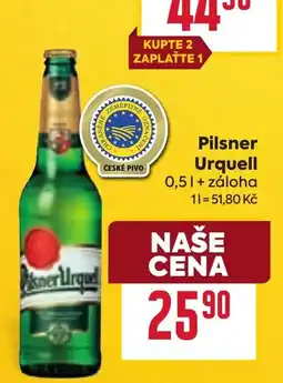 Billa Pilsner Urquell nabídka