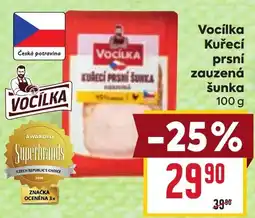 Billa Vocílka kuřecí prsní šunka nabídka