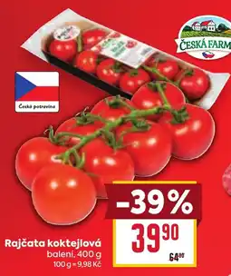 Billa Česká Farma rajčata koktejlová nabídka