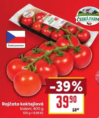 Billa Česká Farma rajčata koktejlová nabídka