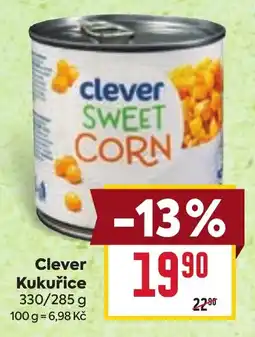 Billa Clever kukuřice nabídka