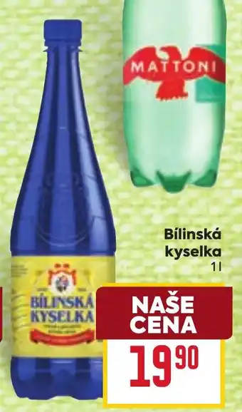 Billa Bílinská kyselka nabídka