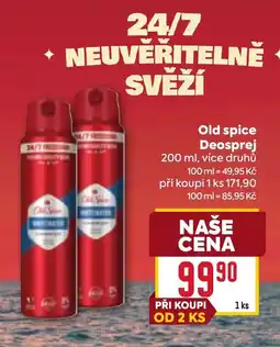 Billa Old spice Deosprej nabídka