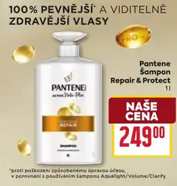 Billa Pantene šampon repair & protect nabídka