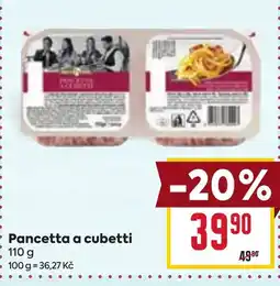 Billa Pancetta a cubetti nabídka
