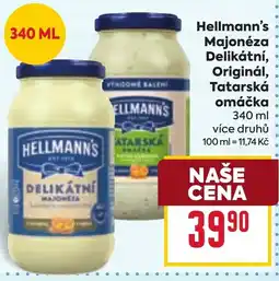 Billa Hellmann's delikátní majonéza nabídka