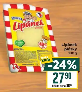 Billa Lipánek plátky nabídka