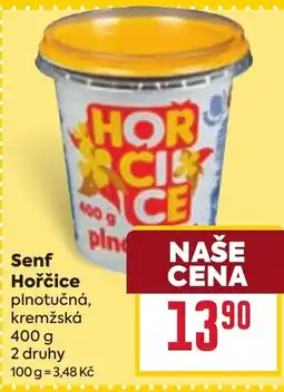Billa Horčice plnotučná, kremžská nabídka