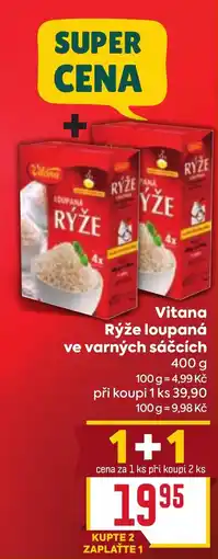 Billa Vitana Rýže loupaná ve varných sáčcích nabídka