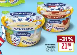 Billa Pribináček Krupička nabídka