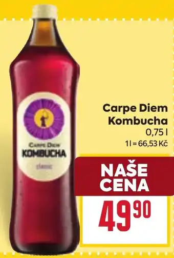 Billa Carpe Diem Kombucha nabídka