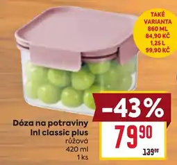 Billa Inl classic plus růžová nabídka