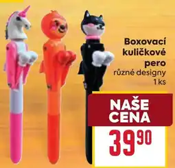 Billa Boxovací kuličkové pero nabídka