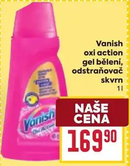 Billa Vanish oxi action gel bělení, odstraňovač skvrn nabídka