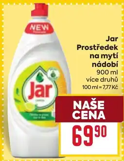 Billa Jar prostředek na mytí nádobí nabídka