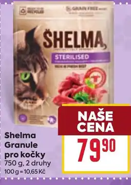 Billa Shelma Granule pro kočky nabídka