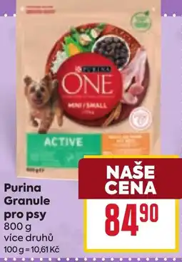 Billa Purina Granule pro psy nabídka